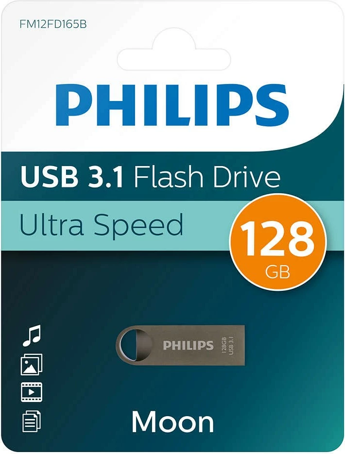 USB stick Philips 128GB USB 3.1 Moon Space Grey