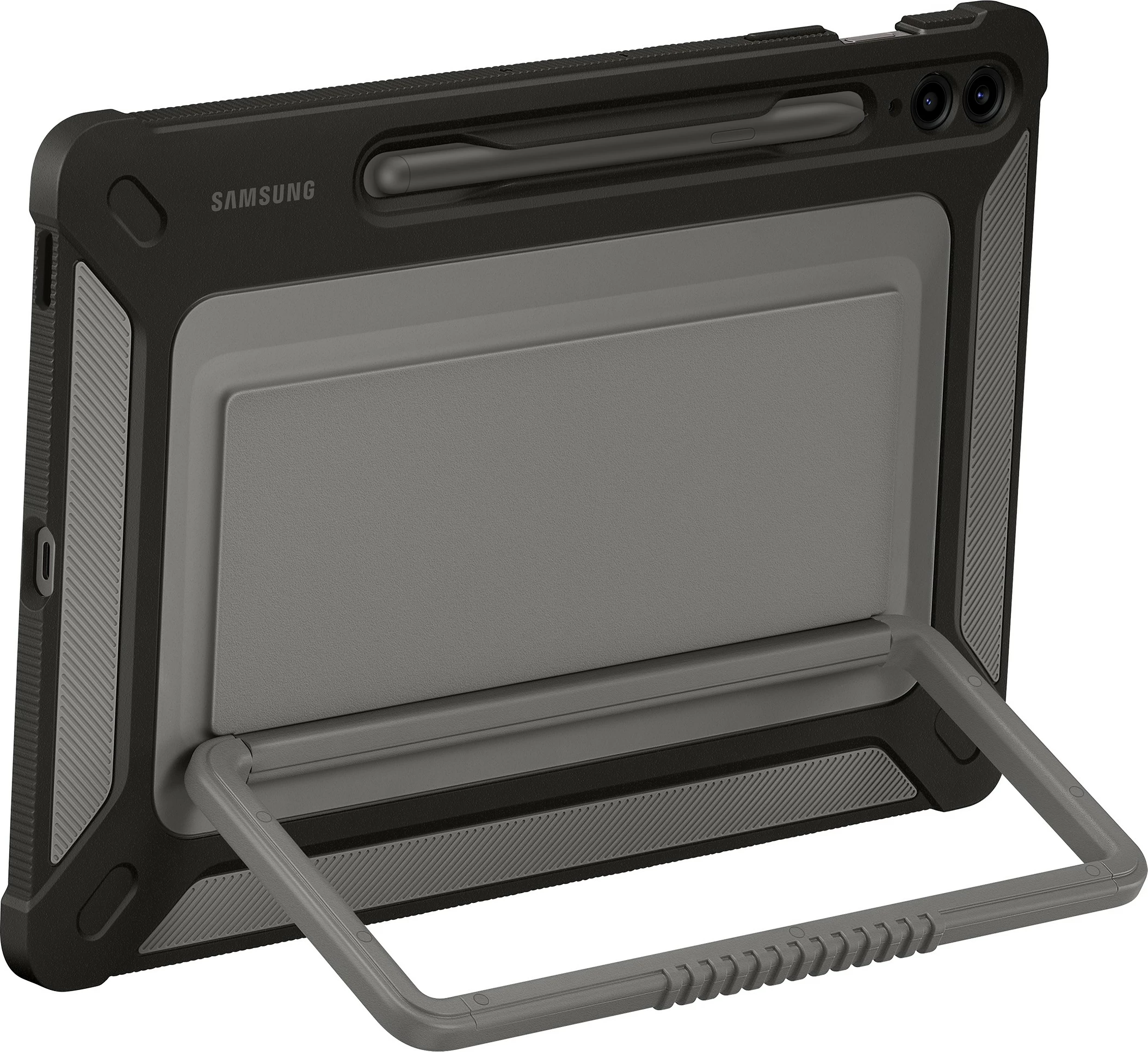 Mbështjellës Samsung Galaxy Tab S9 FE+ i zi, me pen loop dhe stand mode