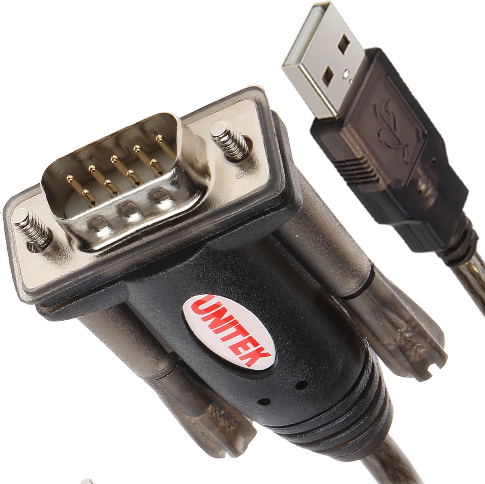 Kabëll konvertues USB-A në RS-232 Unitek USBTS9P 1.5 m, i zi