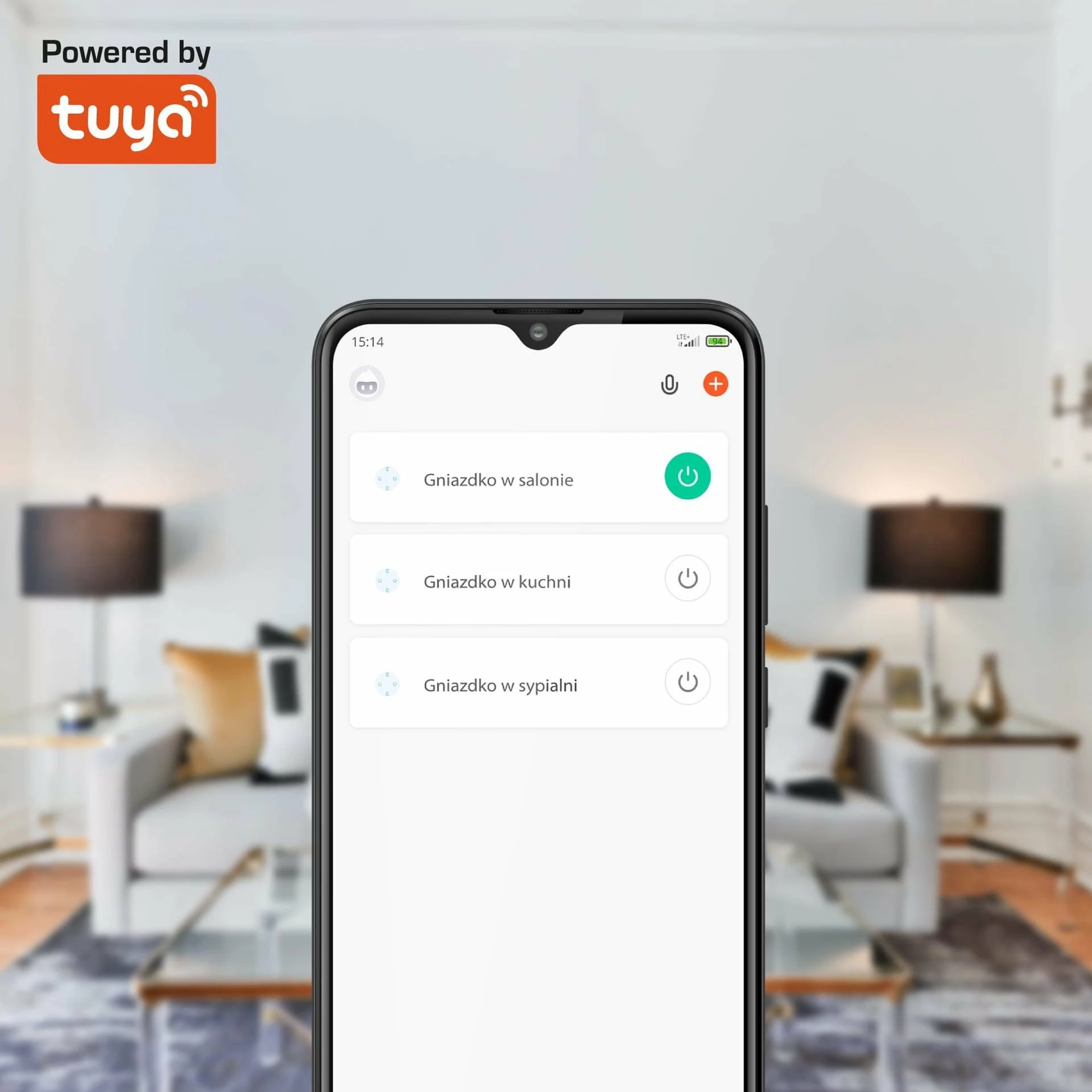 Prizë smart WiFi e dyfishtë Kruger&Matz Connect P5 Tuya, 16A/3680W, e bardhë