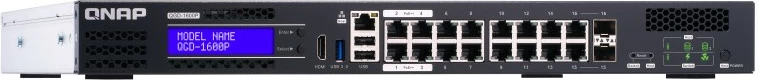 Switch QNAP QGD-1600P, 16+4 porte PoE, rackmount