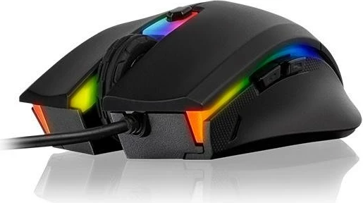 Maus + Mauspad Thermaltake Tt eSports Talon Elite RGB, me ndriçim, i zi, set