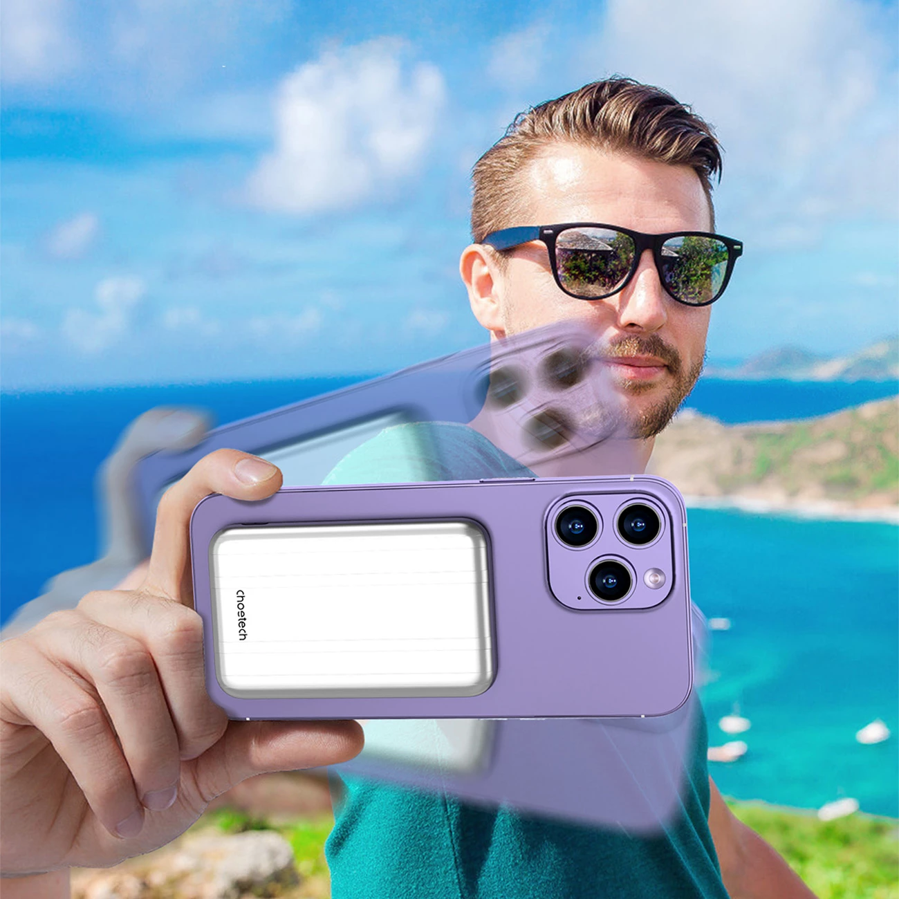 Powerbank Choetech B655 mini, 5000mAh, MagSafe, argjendtë