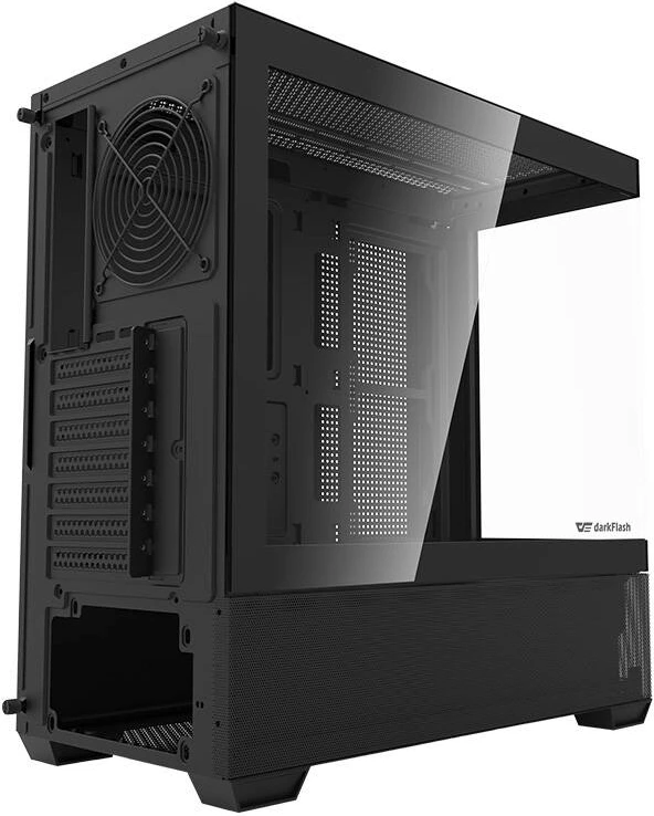 Kasë Darkflash DS900 AIR, Middle Tower, ATX/M-ATX/ITX, xham i temperuar, e zezë