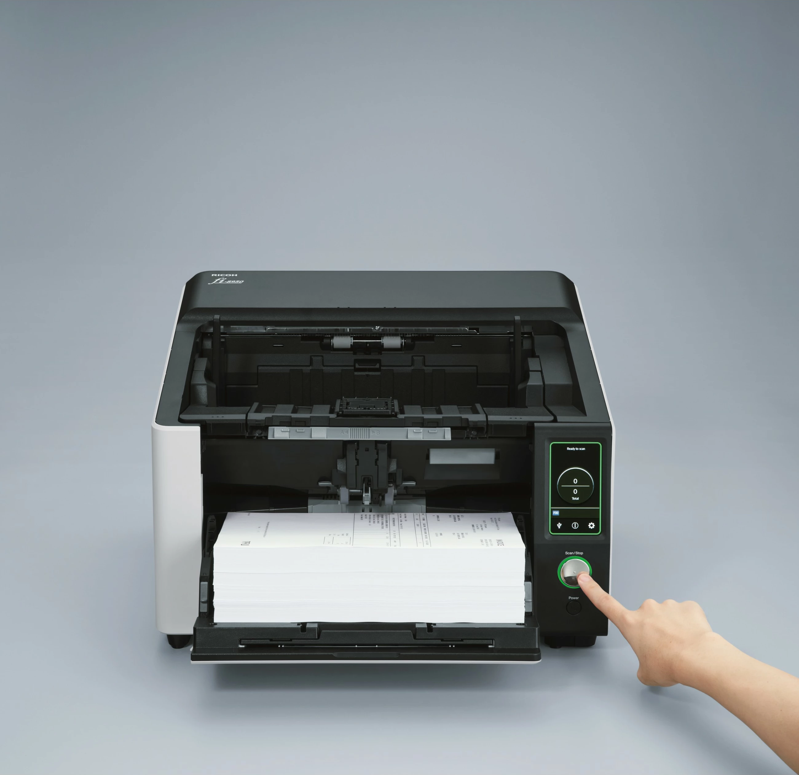 Skaner Ricoh FI-8930, A3, duplex, LCD touchscreen, Ethernet, USB