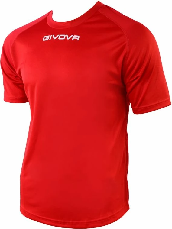 Fanellë futbolli Givova për meshkuj dhe fëmijë, e kuqe