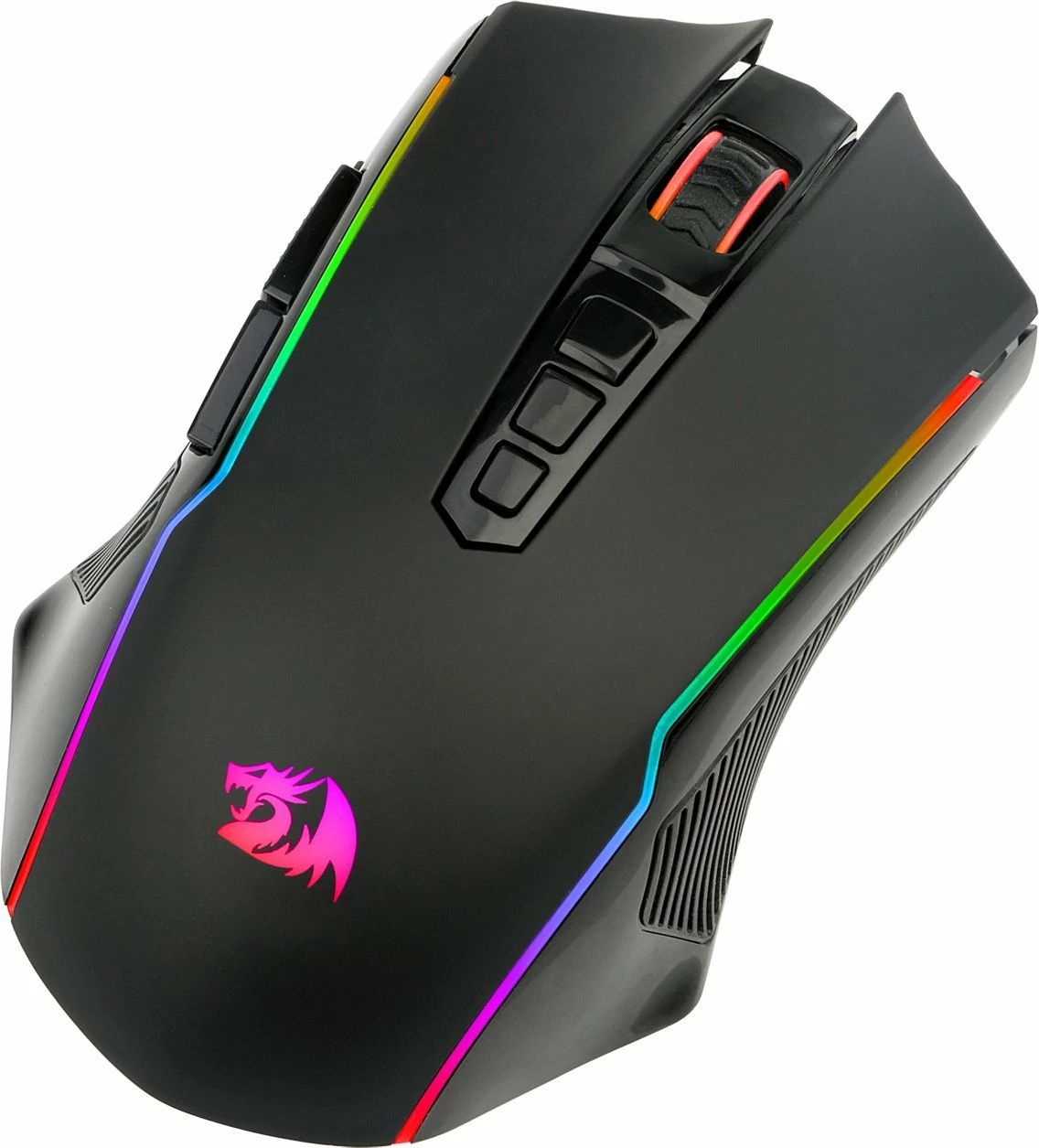 Maus gaming Redragon M914-RGB NIX 5000 DPI, RGB, wireless/USB/Bluetooth, i zi