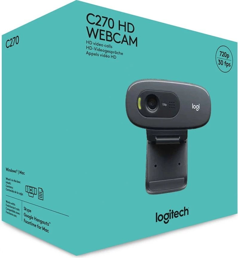 Ueb kamerë Logitech C270 HD, hiri