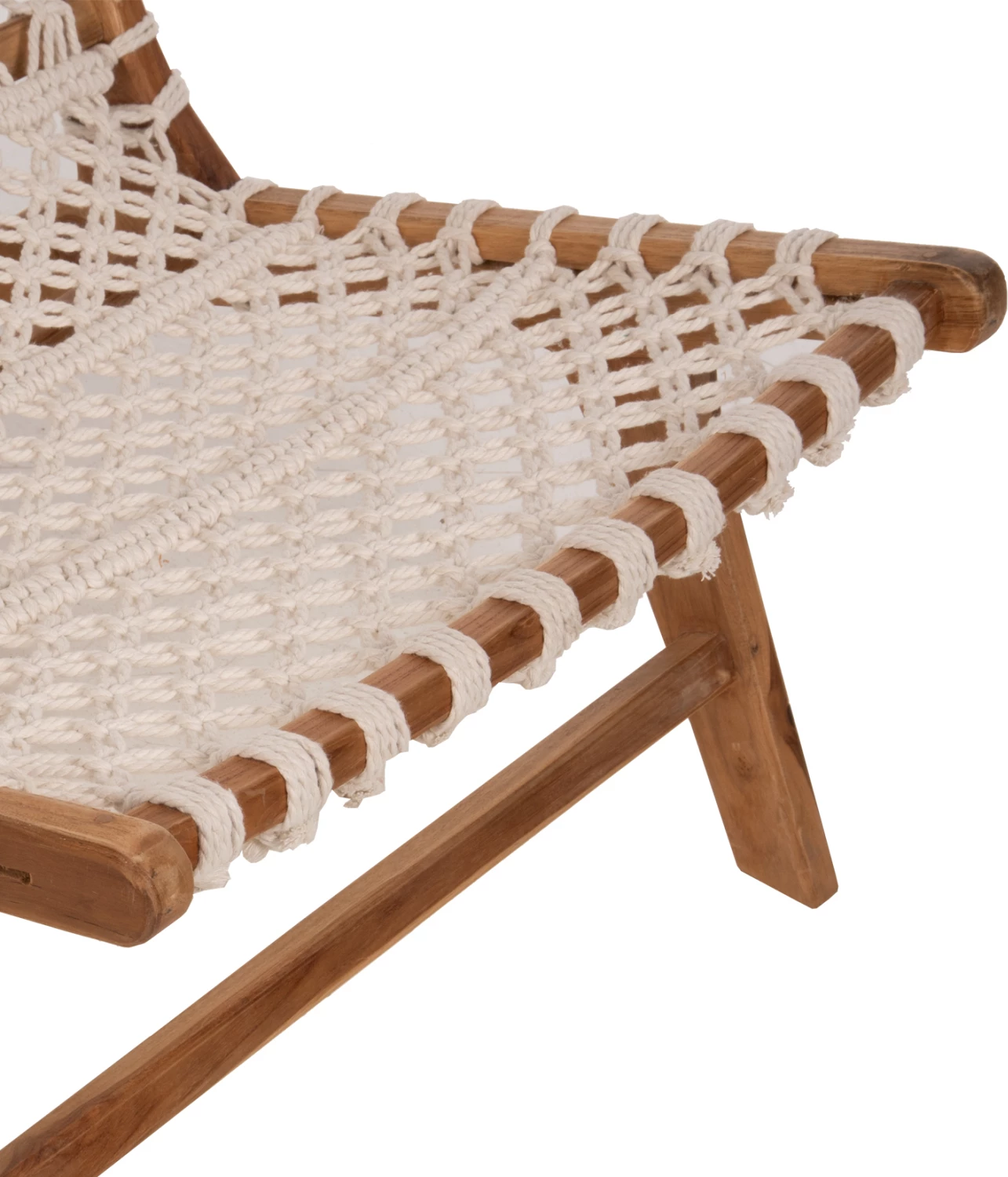 Karrige ANTIB FH9466.01 dru TEAK natyral dhe litar i bardhë 65x78x68Hcm