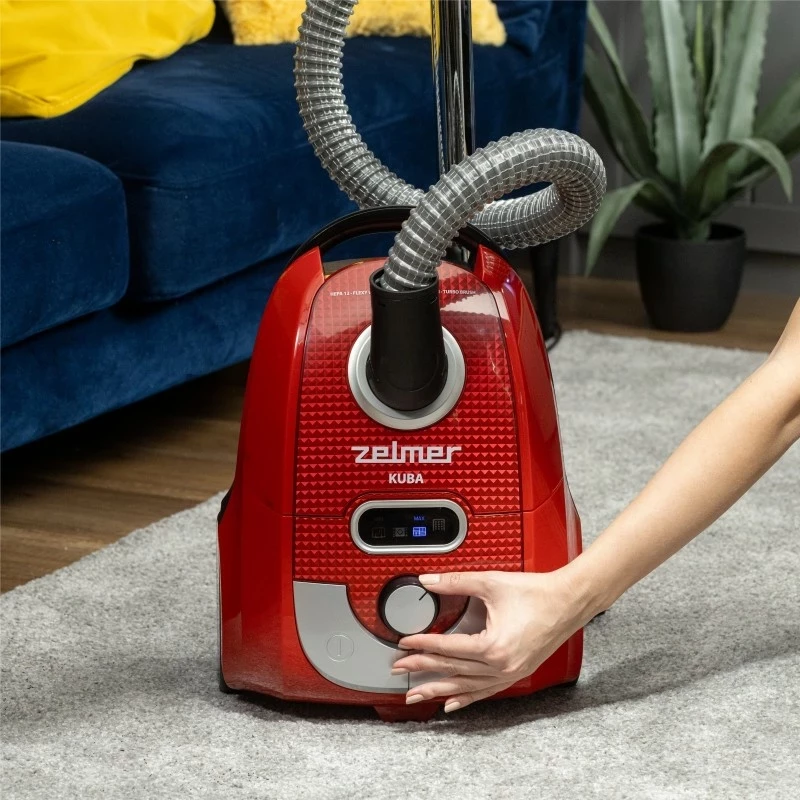 Fshesë me korrent Zelmer ZVC335 Kuba, 3L, e kuqe