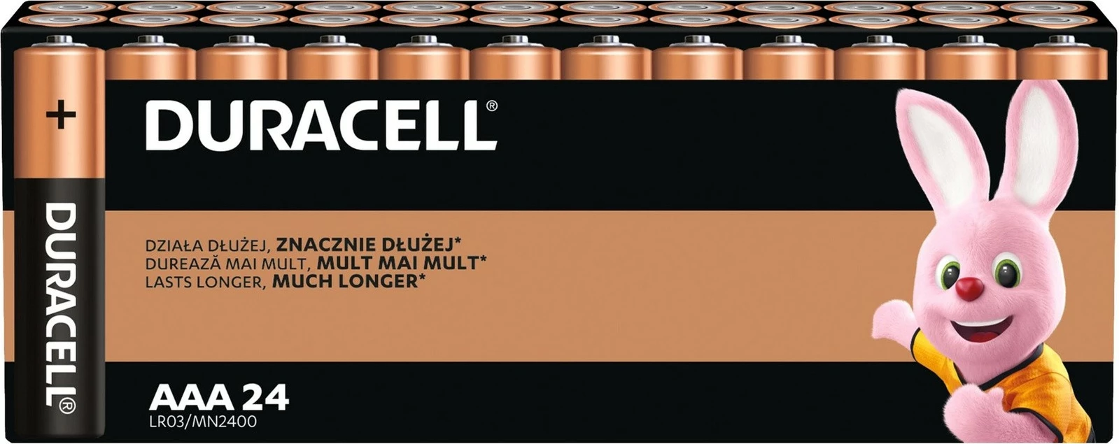 Bateri Duracell AAA/LR3 Basic, 24 copë, alkaline