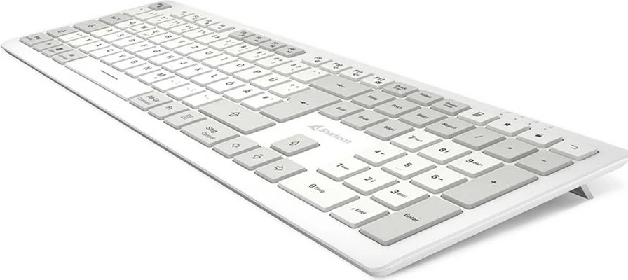 Tastierë Sharkoon OfficePal K30W, DE Layout, Rubberdome, e bardhë