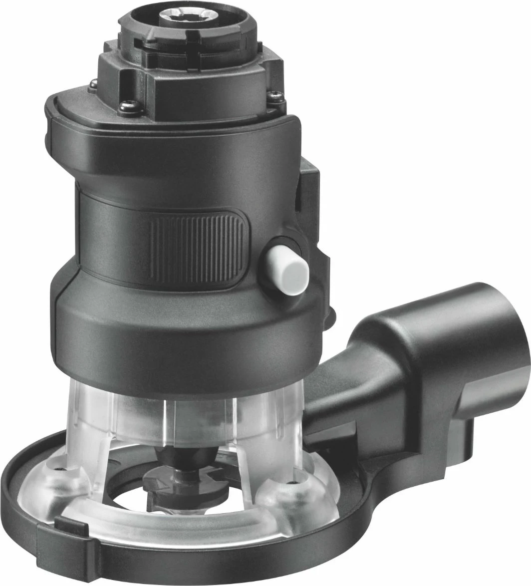 Aksesor frezë për mjet multifunksional Black&Decker MTRT8, kompatibil me MT143K/MT350K, 1/4\" (6.35 mm), e zezë, me çelës dhe freza