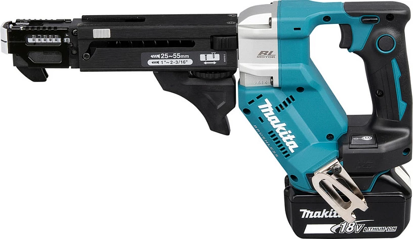 Vidhexhveshës Makita DFR551Z, Li-Ion, 18V, kaltër/zezë