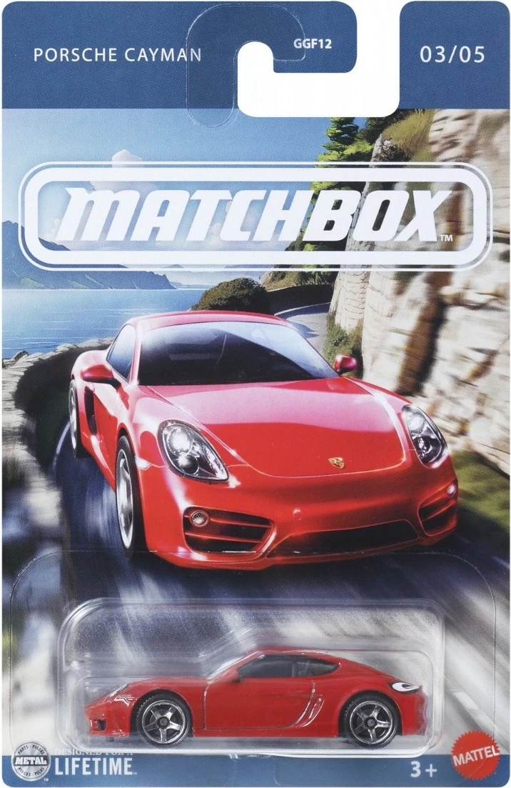 Set vetura lodër Matchbox Mattel GGF12, 10 copë, ngjyra të përziera