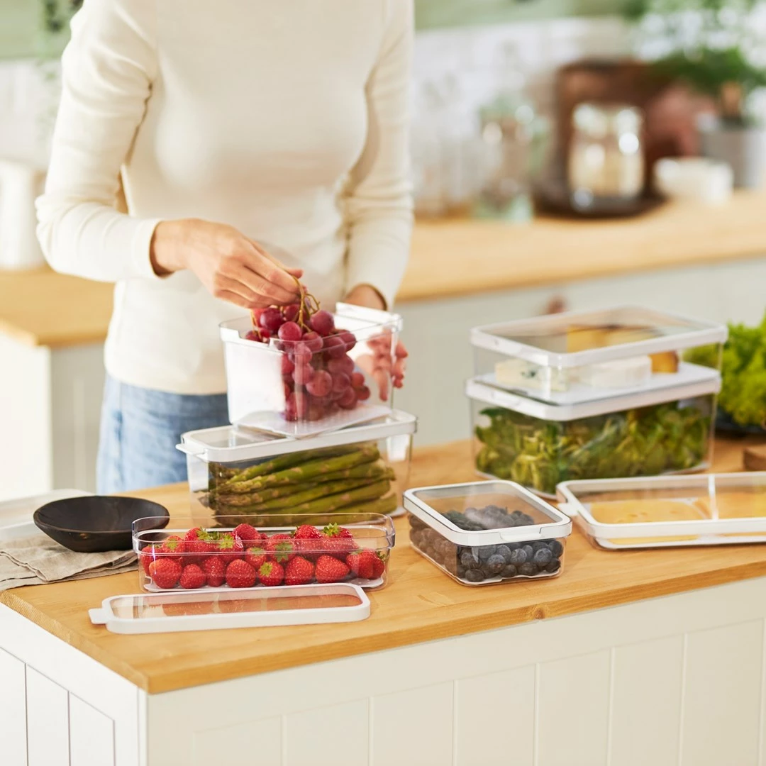 Enë ushqimore Rotho Rondo Cauma, 1.2l, transparente