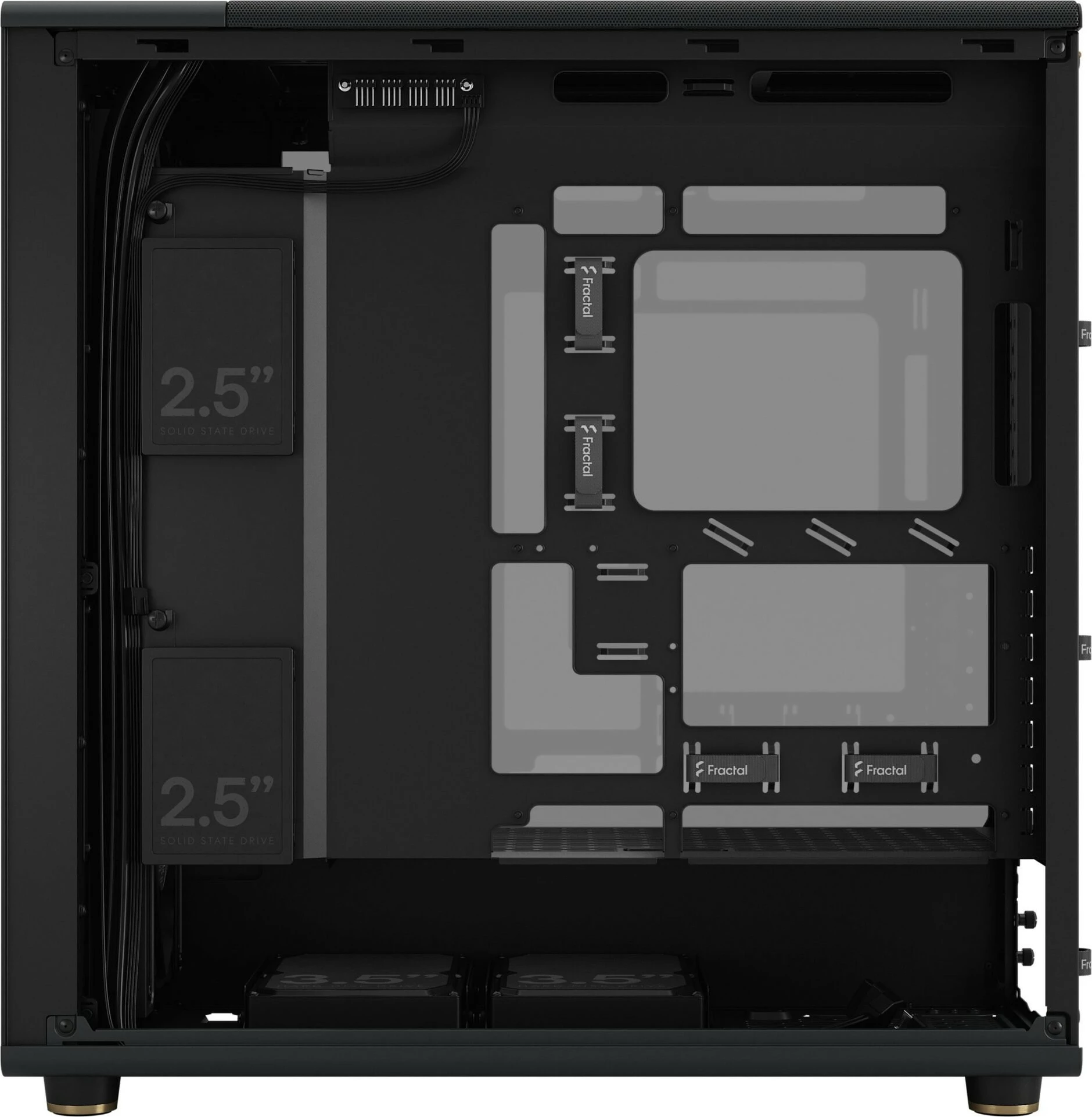Kasë Fractal Design North XL, ATX, micro ATX, Mini-ITX, e zezë/charcoal
