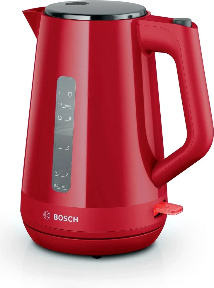 Çajnik elektrik Bosch MyMoment, 1.7 L, 2400 W, i kuq