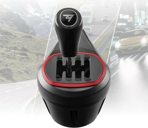 Set timon lojërash, Thrustmaster T128 Shifter Pack 4460267, 900° Force Feedback, me pedale dhe shifter, PC/Xbox, me kabllo, e zezë