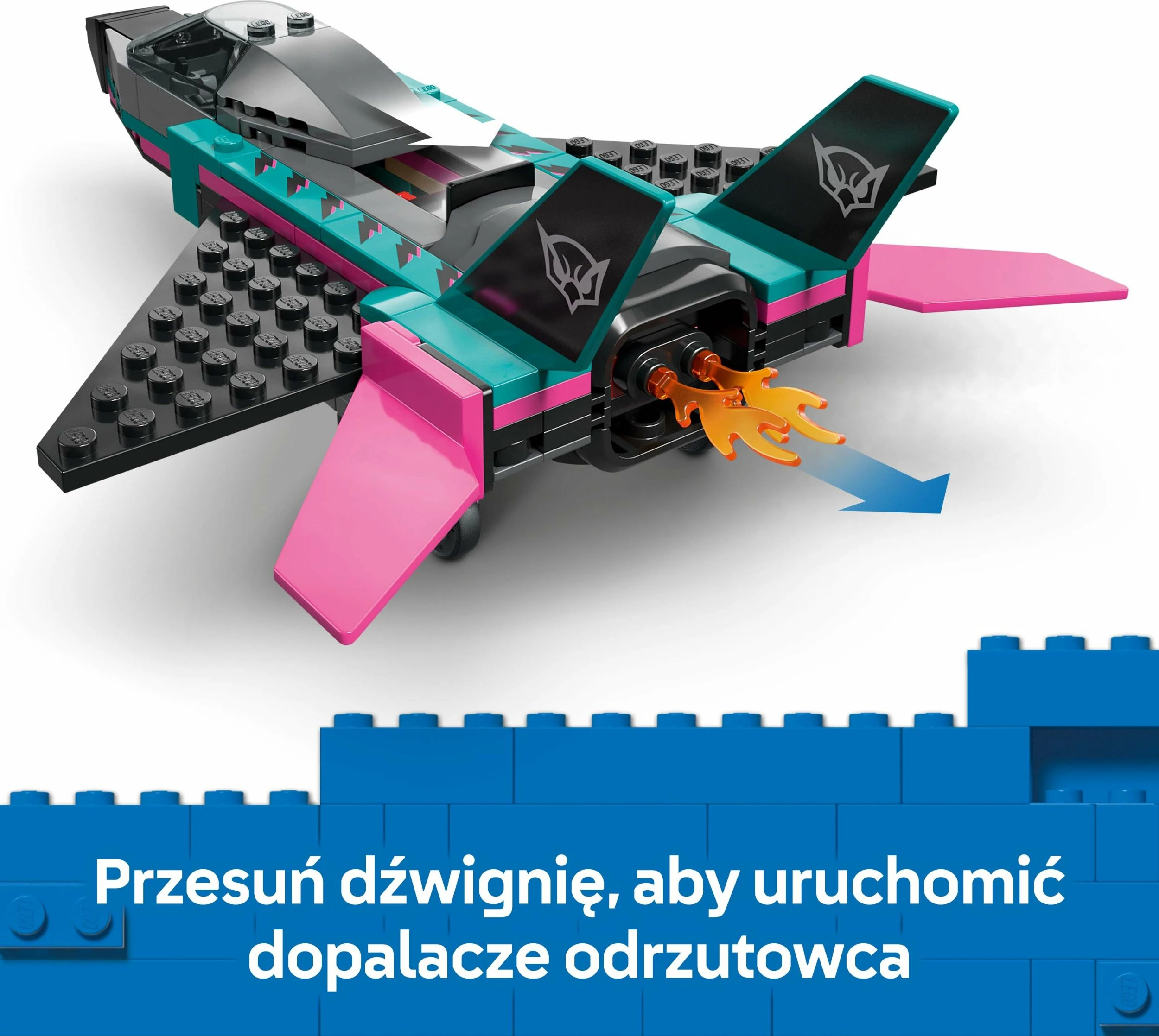 Set LEGO City Jet vs. Car 60489, 259 copë