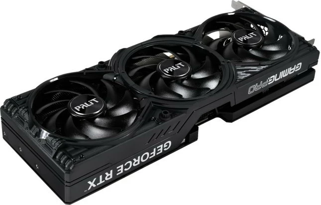 Kartë grafike Palit GeForce RTX 5070 Ti GAMING PRO-S, 16 GB GDDR7, 256-bit, 3 ventilatorë, e zezë
