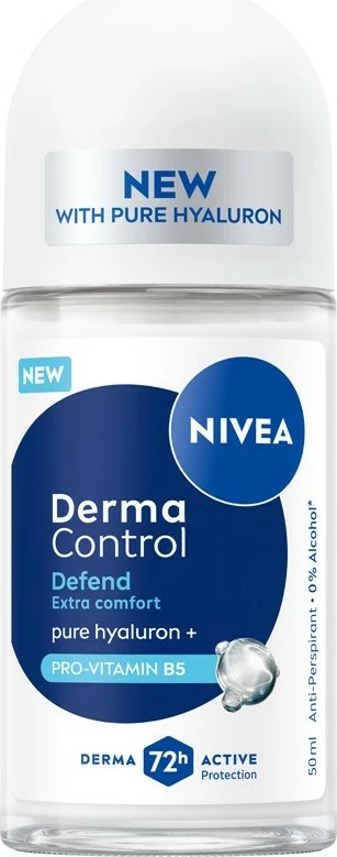 Antiperspirant roll-on për femra Nivea Derma Control Defend 50ml
