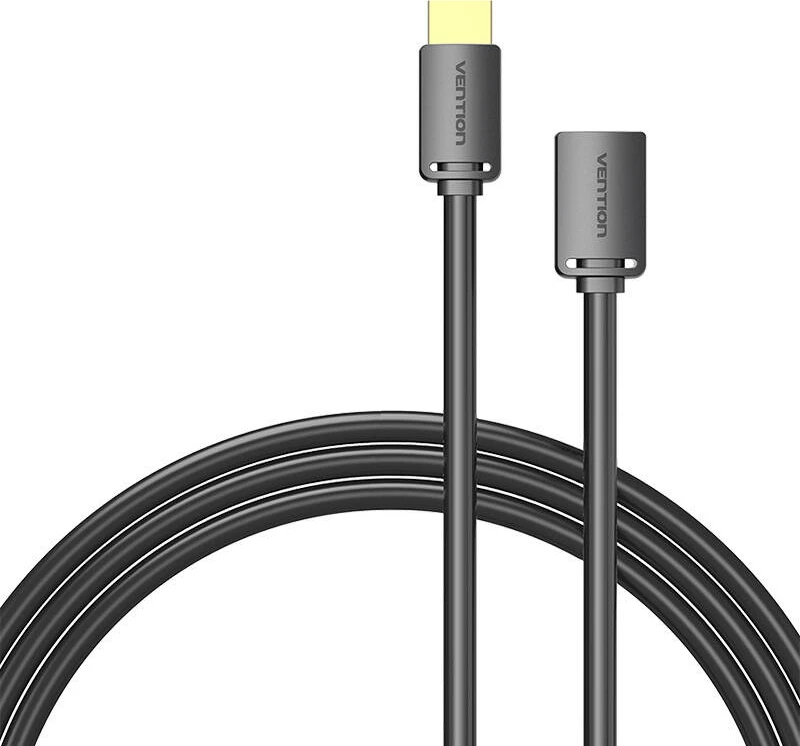 Kabllo zgjatuese HDMI 2.0 Vention AHCBJ, 5m, 4K 60Hz, e zezë