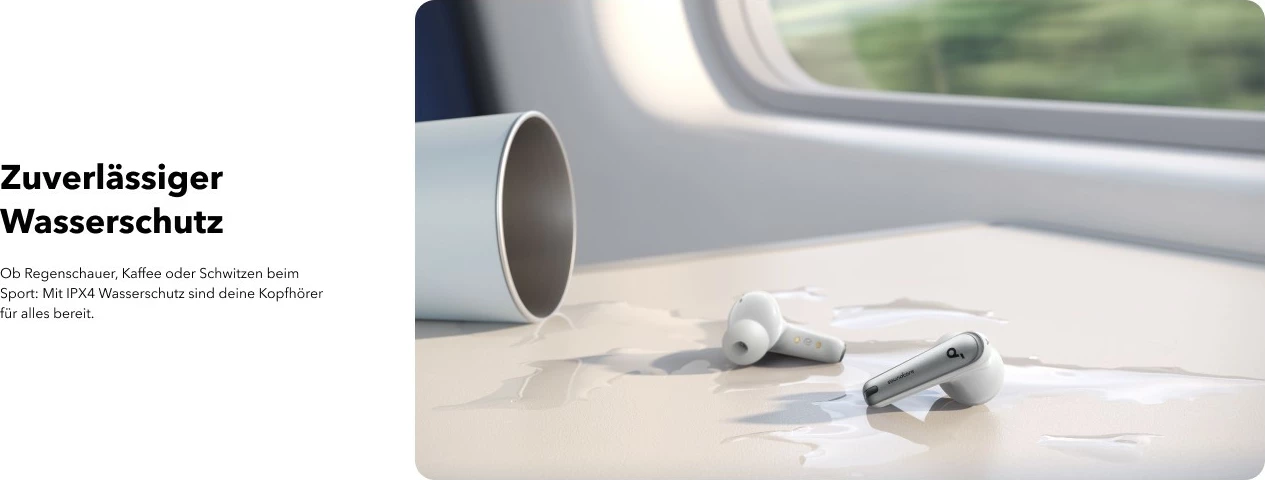 Kufje Anker Liberty 4 NC, Wireless, Calls/Music, Bardhë