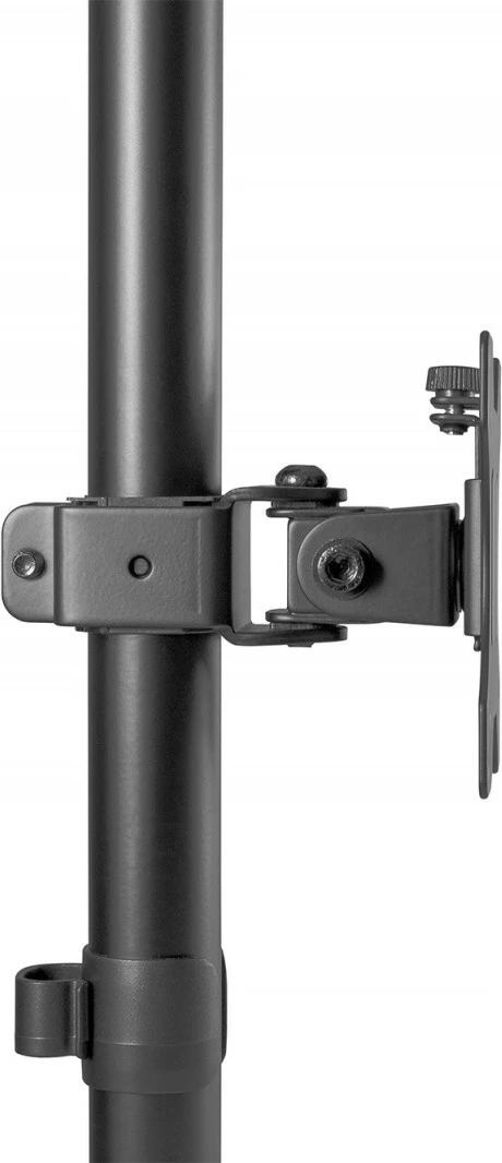 Kasë tavoline për 2 monitorë Digitus DA-90438, montim vertikal, deri 32", e zezë mat