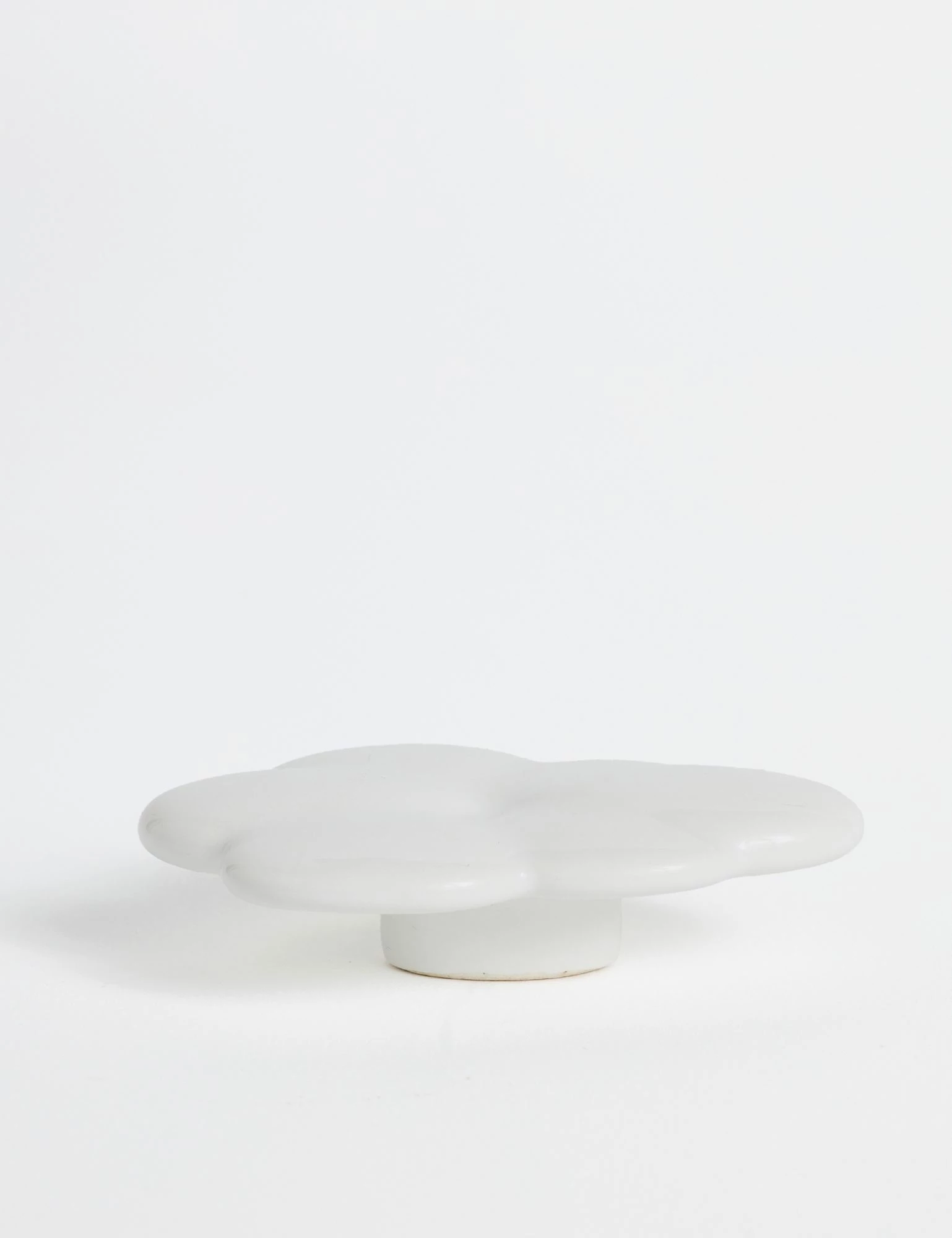 Dorez dekorative në formë reje, porcelan i bardhë, Evila Originals