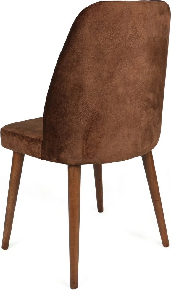 Set karrigesh (4 copë), Skye Decor, Alfa-466 V4, kafe dhe arre