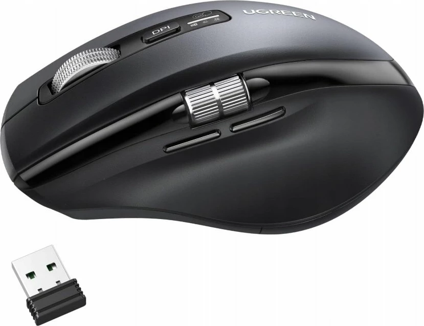 Maus Ugreen M751 wireless 5000 DPI Bluetooth/USB, i zi