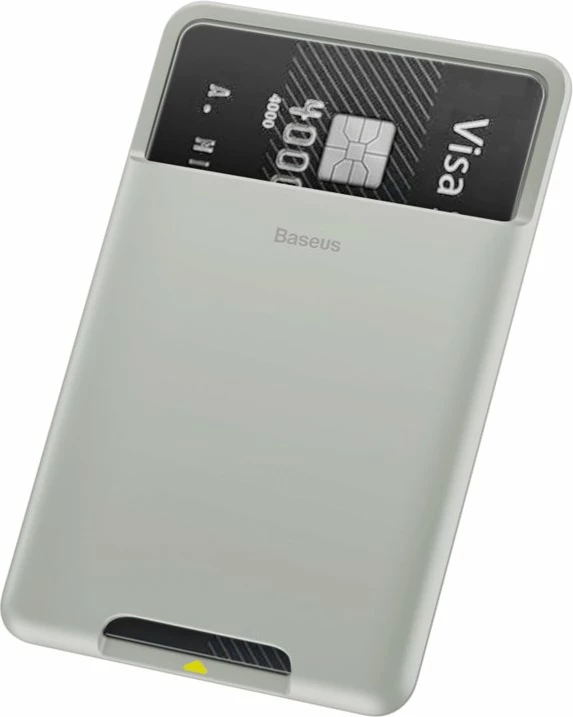 Mbështjellës për karta Baseus ACKD-B0G për celular, silikoni, Gri