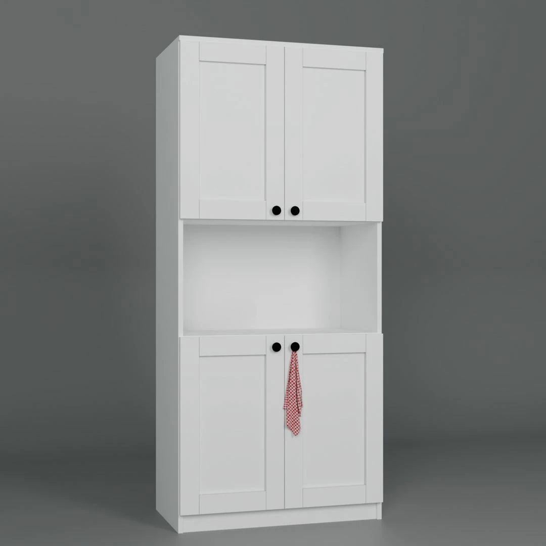Dollap multifunksional, ngjyrë e bardhë, Skye Decor Lucas 1600-102