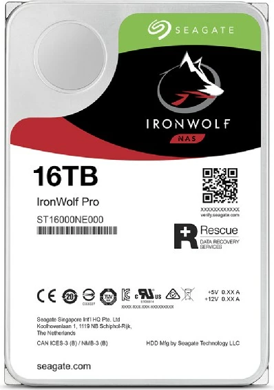 Hard disk Seagate IronWolf Pro ST16000NT001, 16TB, 7200 RPM, 3.5"
