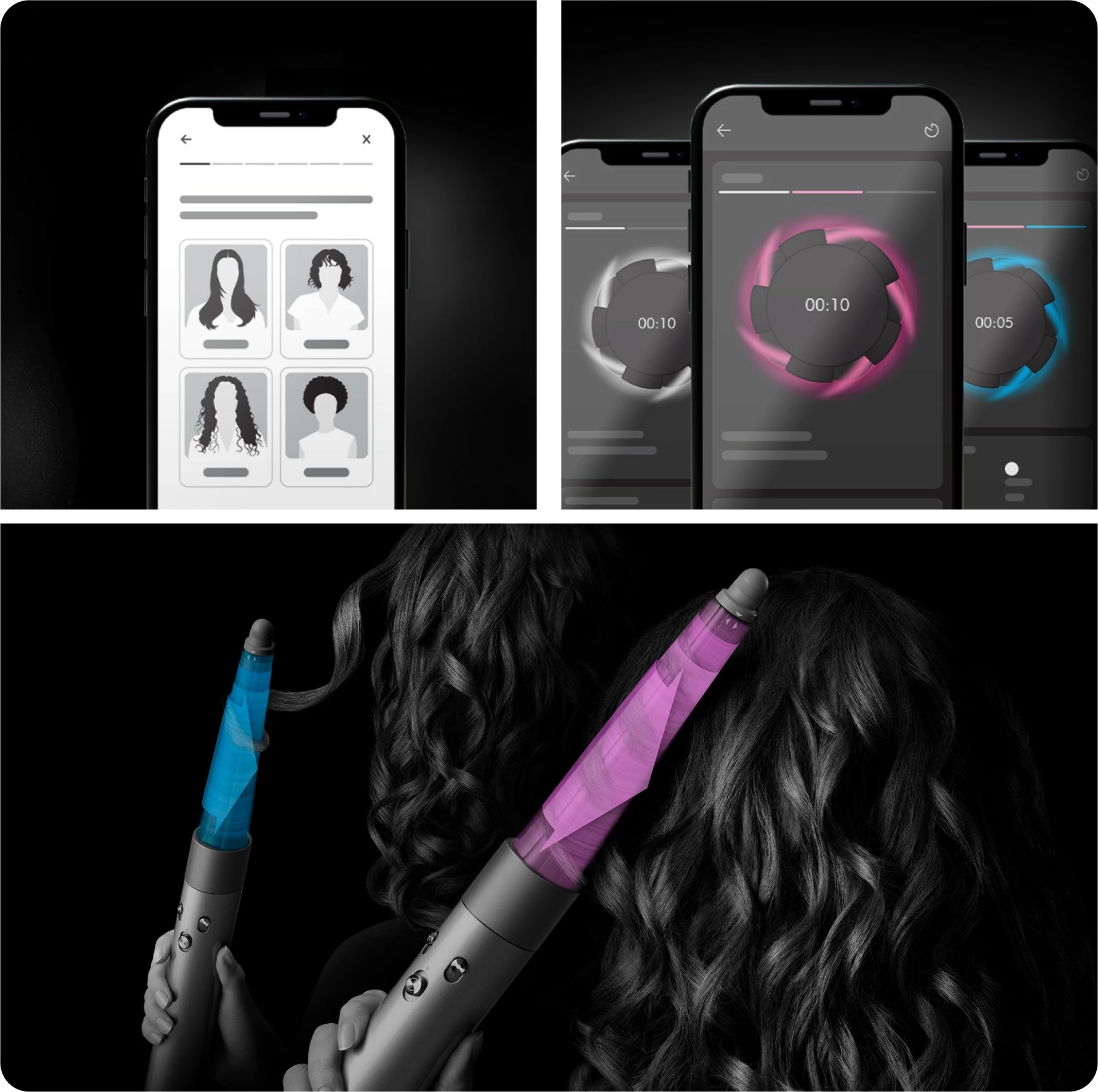 Multistyler Dyson Airwrap HS08 ID Complete Long, 6 aksesorë, 1300W, patina/topaz/jeshile