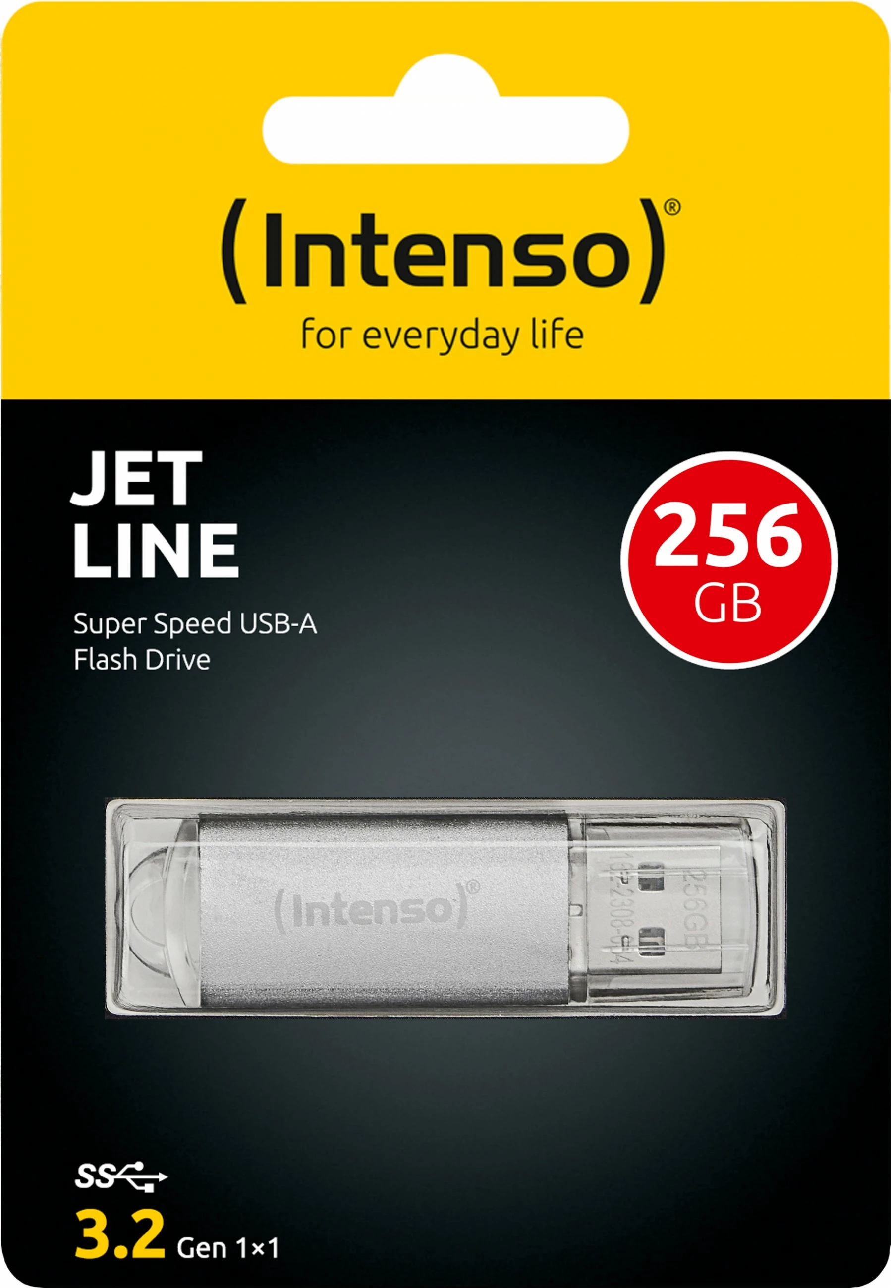 USB flash Intenso MEMORY DRIVE 256GB, USB 3.2, argjendtë