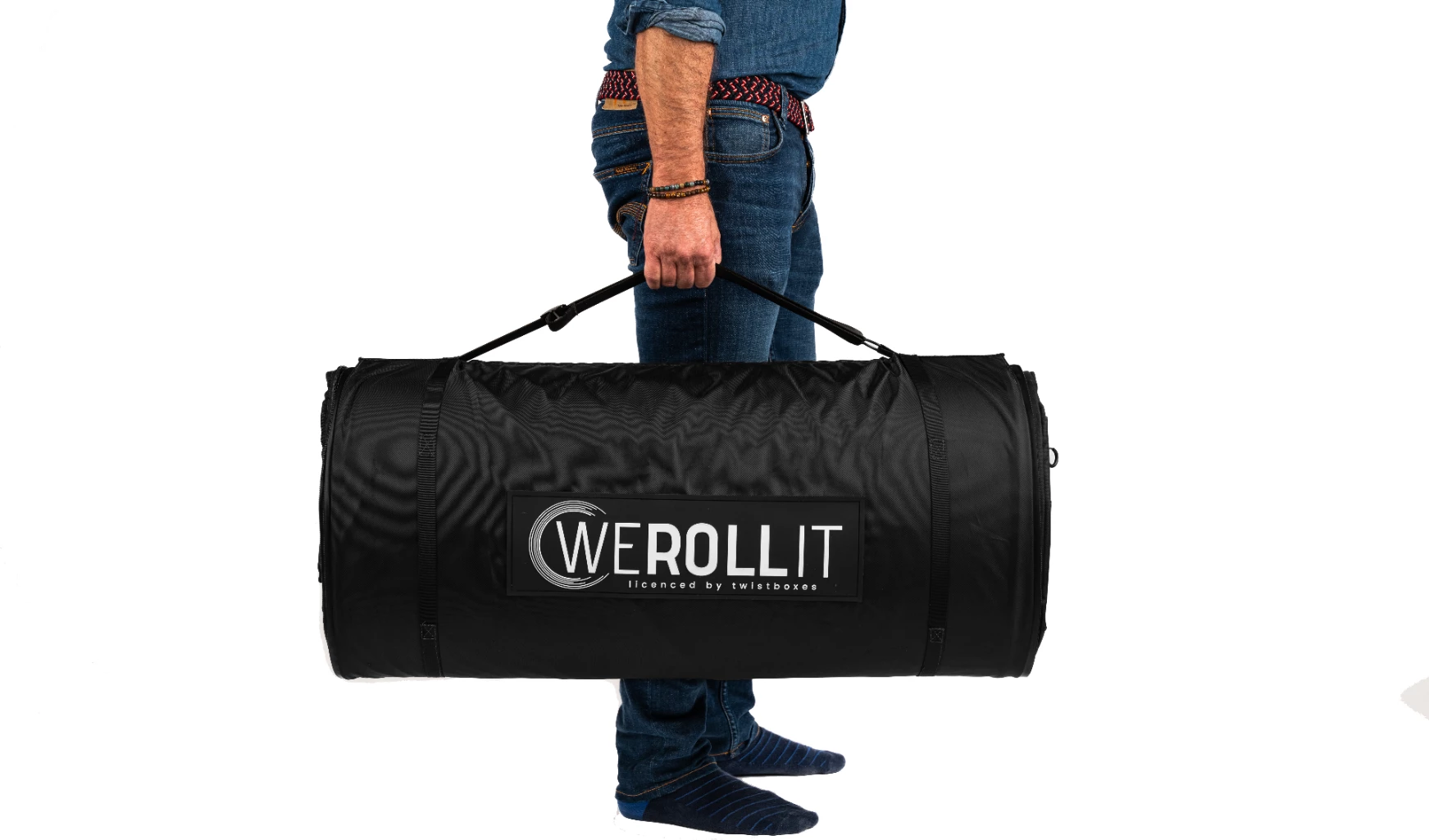 Kuti bagazhi për tavan makine Werollit Foldable Roof Box 520L, 520 L, e palosshme, ngarkesë max 75 kg, e zezë, me set montimi