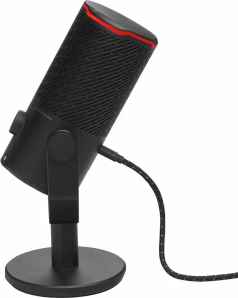 Mikrofon JBL Quantum Stream Studio 192kHz/24-bit, me RGB, me stand tavoline, zi