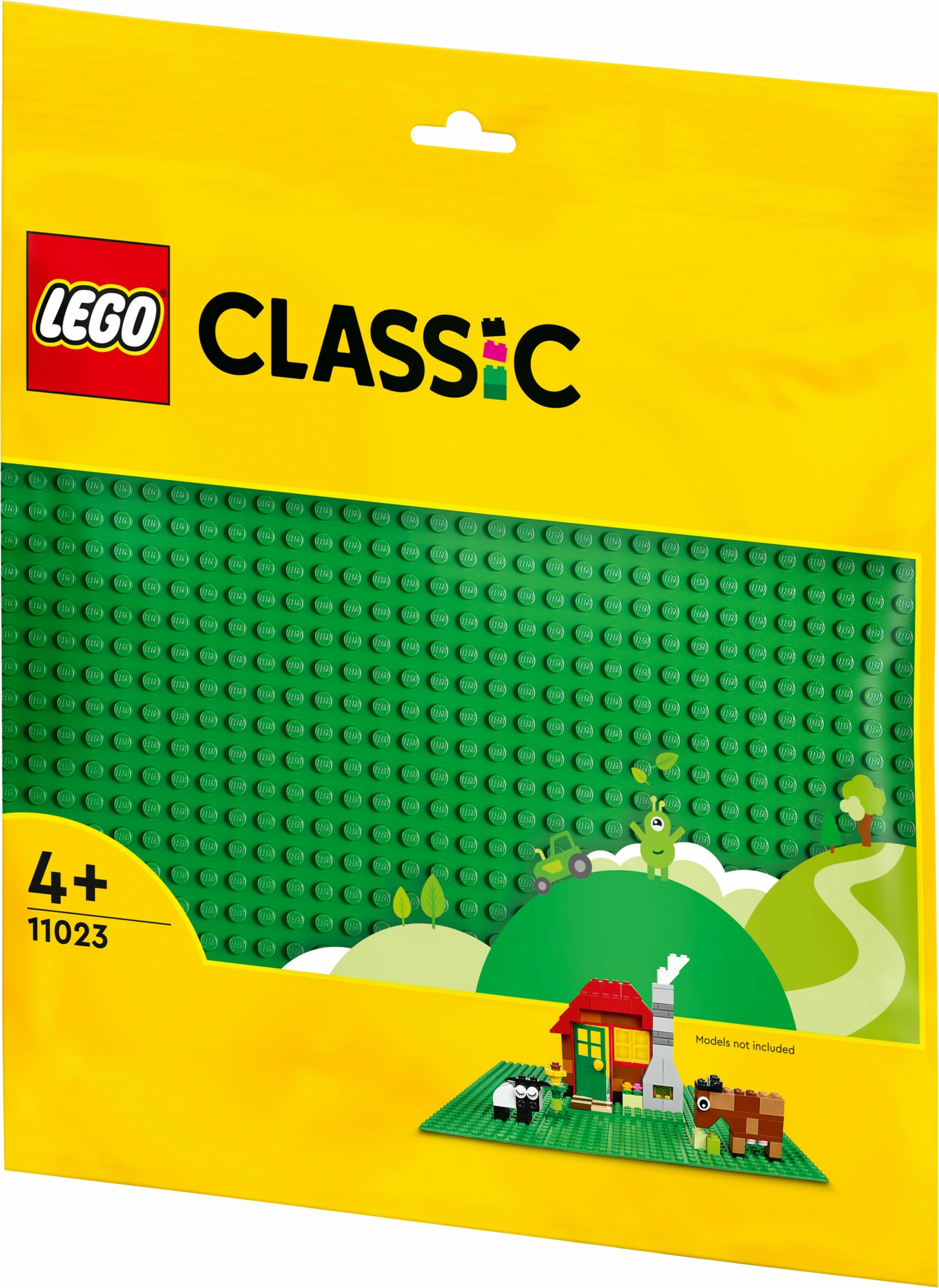 Set ndërtimi LEGO Classic Green Baseplate, 4 vjeç e lart, plastik, 1 copë, shumëngjyrësh