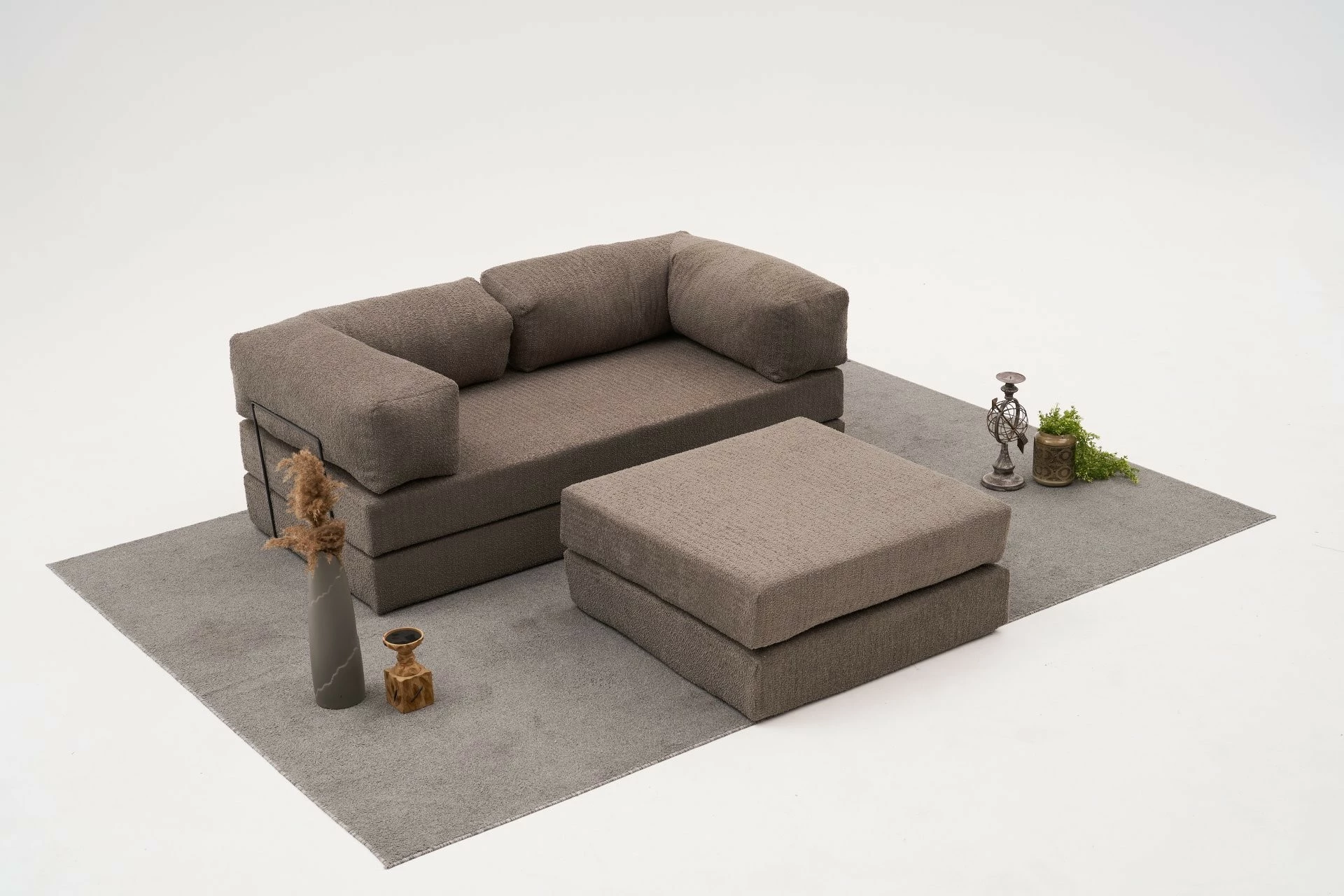 Këndare Comfort Mini, Atelier del Sofa, ngjyrë gri