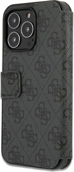 Mbështjellës Guess 4G Big Metal Logo për iPhone 13 Pro Max 6.7", Gri