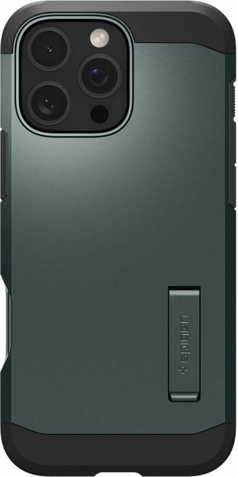 Mbështjellës Spigen Tough Armor Mag për iPhone 16 Pro, MagSafe, e gjelbër