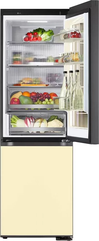 Frigorifer i kombinuar LG GBG719MDNN 352 L 187 x 68.4 cm InstaView MoodUP, e zezë/rozë
