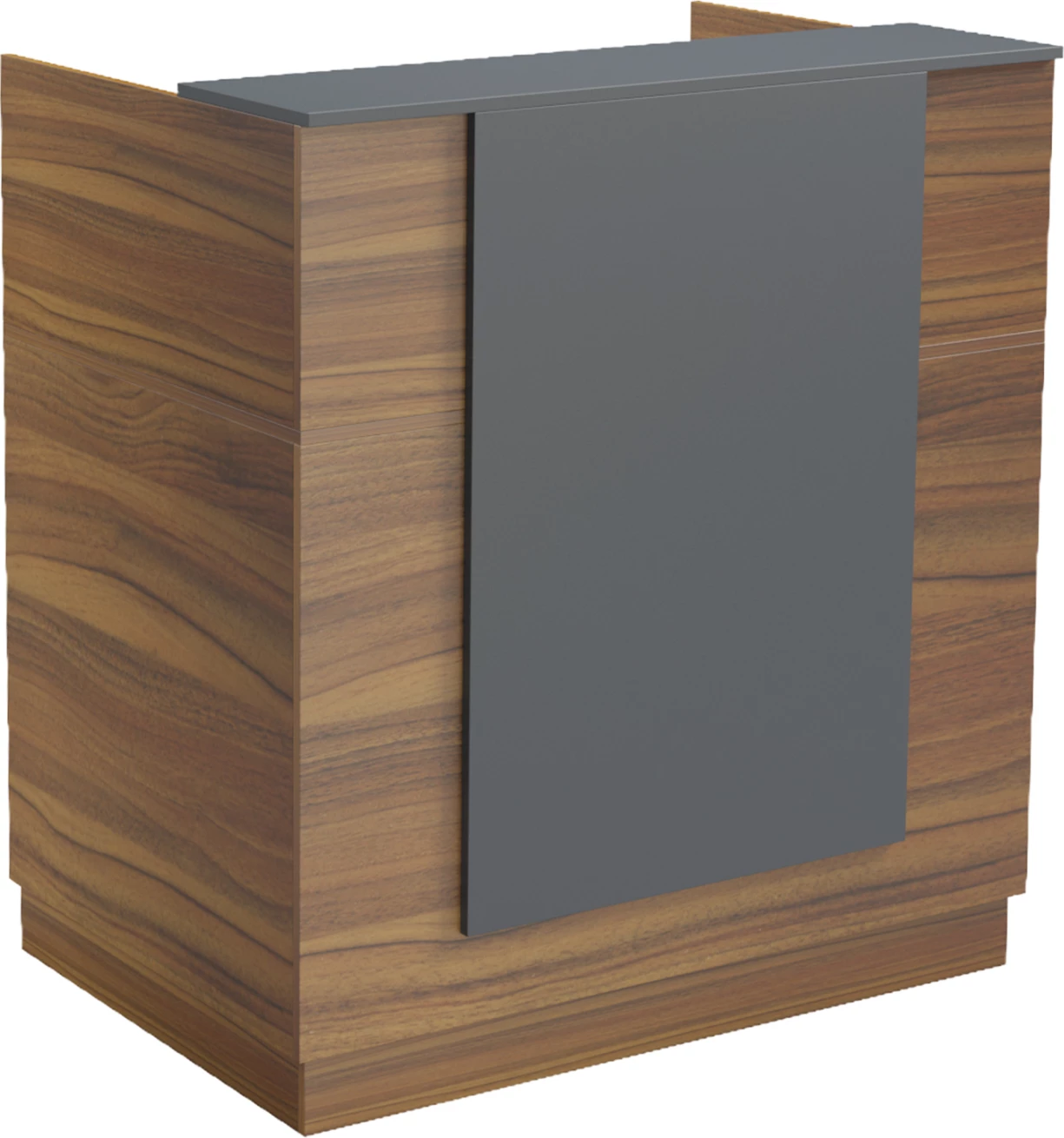 Banak recepsioni profesional KARMEN, ngjyrë arre/gri, FH2155.03, 100x70x110cm