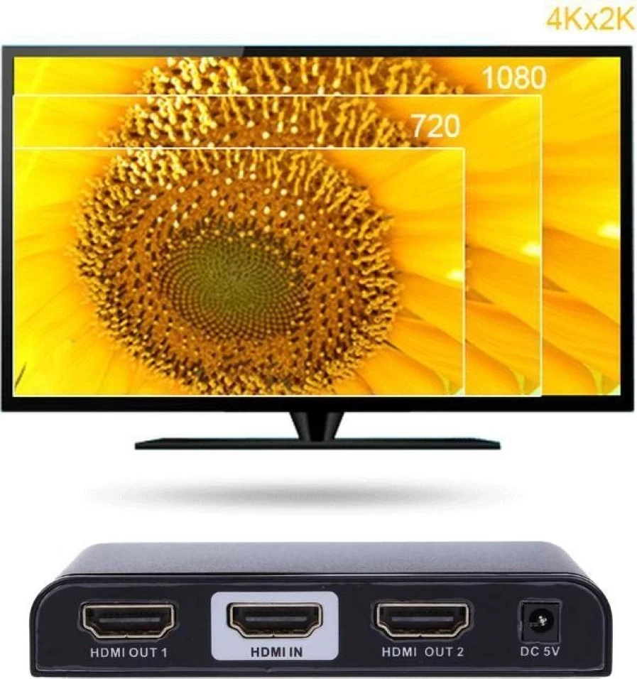 Ndasi HDMI Techly IDATA HDMI2-4K2, 2x HDMI
