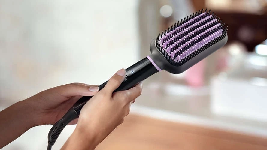 Brushë stiluese Philips BHH880/00, e zezë/e vjollcë