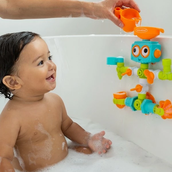 Lodër për banjë B-kids Bath Robot me dush, multikolor