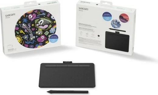 Tablet grafike Wacom Intuos S, Wired, 2540 lpi, 152 x 95 mm, USB, Pen, Ngjyrë e zezë