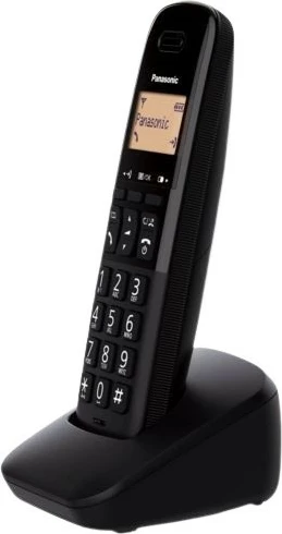 Telefon pa kabllo Panasonic KX-TGB612 Duo, i zi, set prej 2 copë